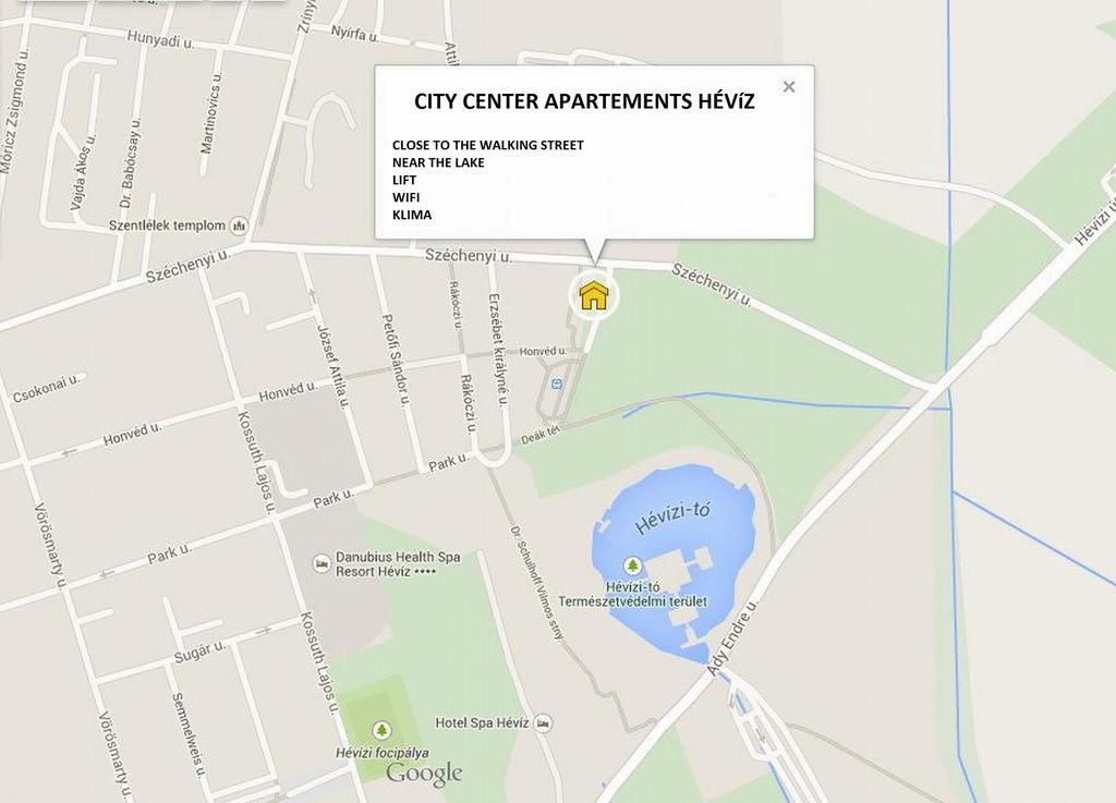 City Center Apartments Hévíz Eksteriør bilde